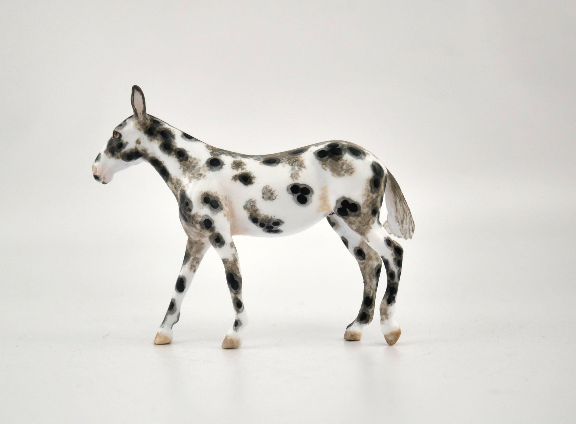 Dolbee-OOAK Mule Appaloosa Chip By Andrea MM 2020