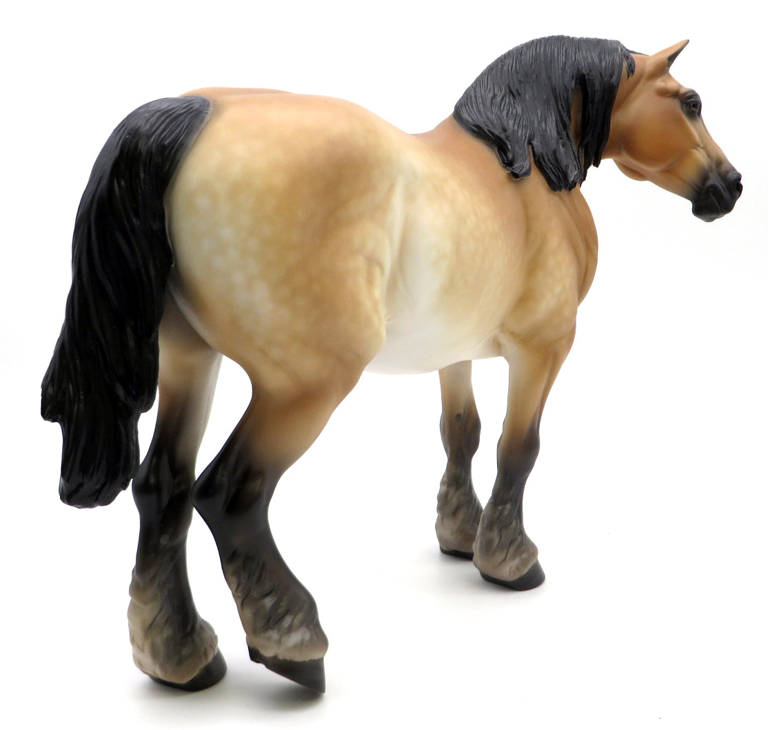 DOLL FACE-OOAK DAPPLE BAY HEAVY DRAFT BY SHERYL LEISURE 1/17/21