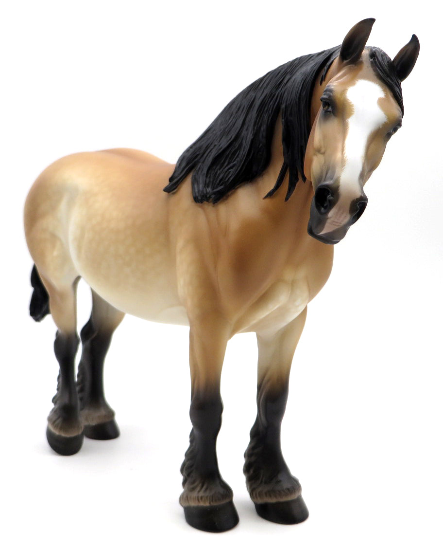 DOLL FACE-OOAK DAPPLE BAY HEAVY DRAFT BY SHERYL LEISURE 1/17/21