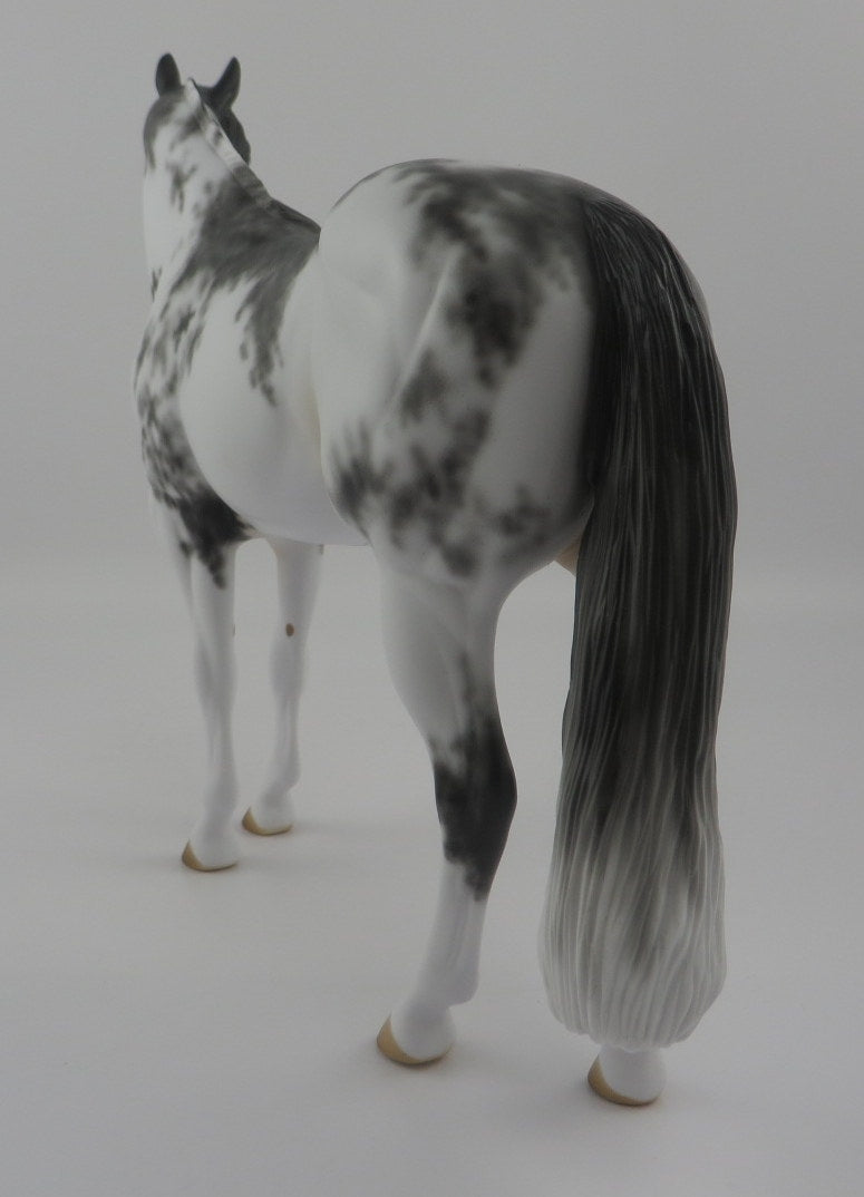 DOVE-OOAK Black Sabino ISH Model Horse EQ 2020