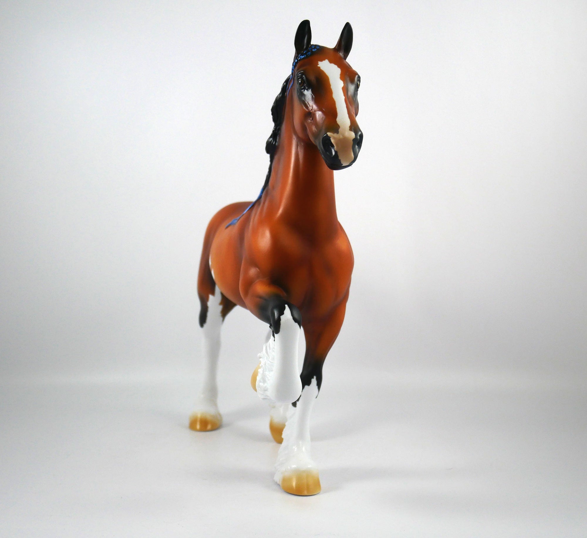 Better and Better-OOAK Bay Paint Trotting Drafter Painted By Ellen Robbins 12/30/20