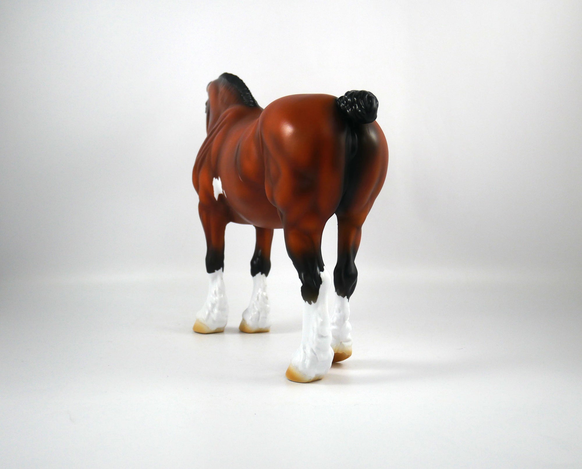 Sayonora-OOAK Bay Paint Heavy Draft Mare Painted By Ellen Robbins 12/30/20