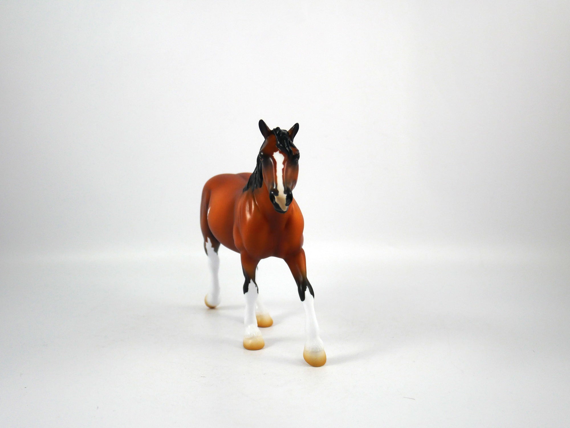 Bye Bye-OOAK Bay Paint Trotting Draft Pebbles Painted By Ellen Robbins 12/30/20