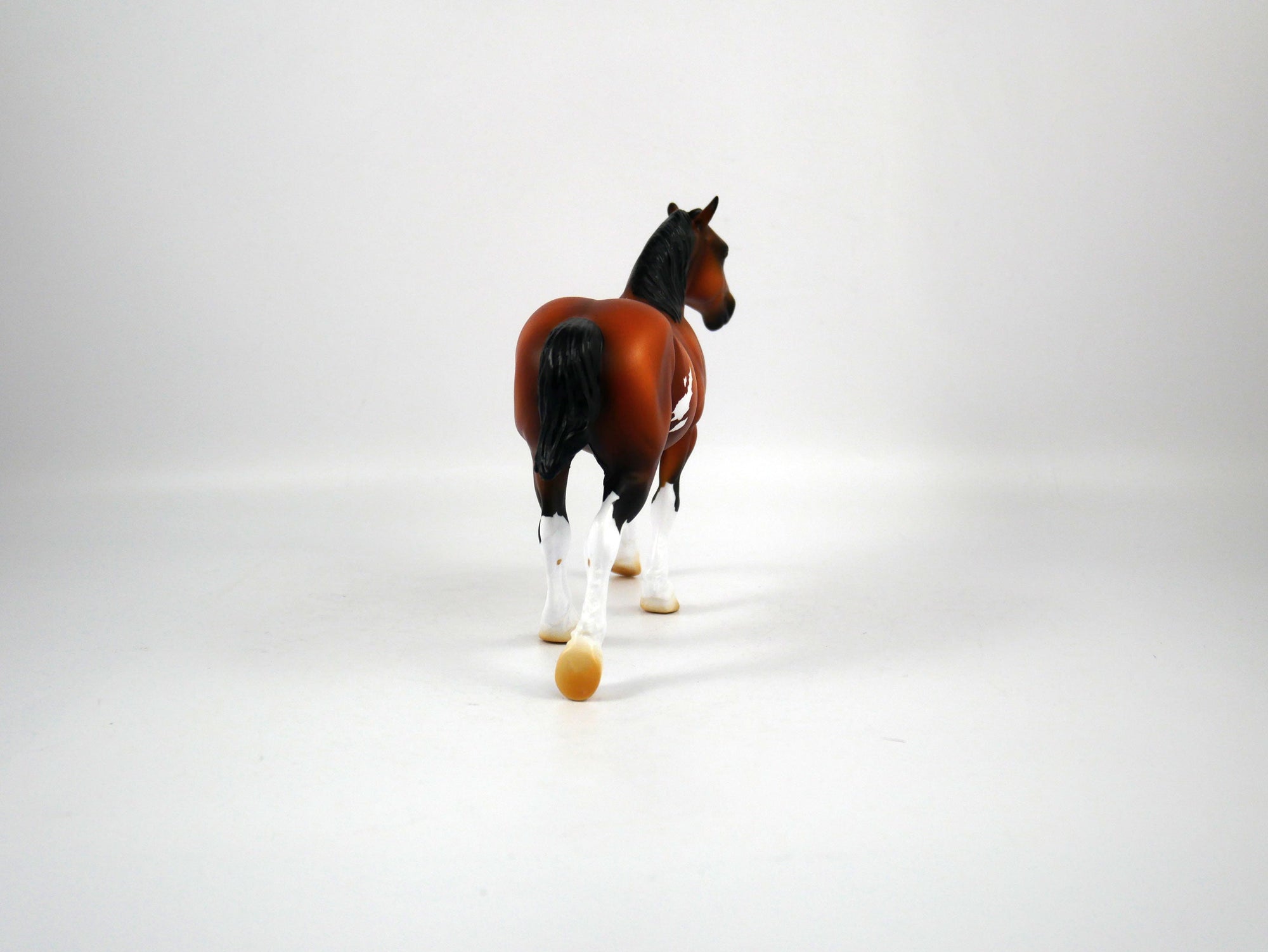 Bye Bye-OOAK Bay Paint Trotting Draft Pebbles Painted By Ellen Robbins 12/30/20