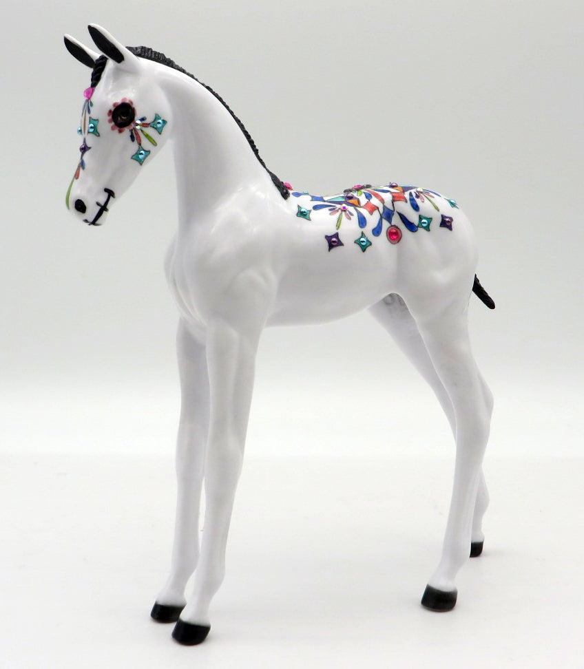 Esme - OOAK Sugar Skull Foal by Dawn Quick - MM 2021