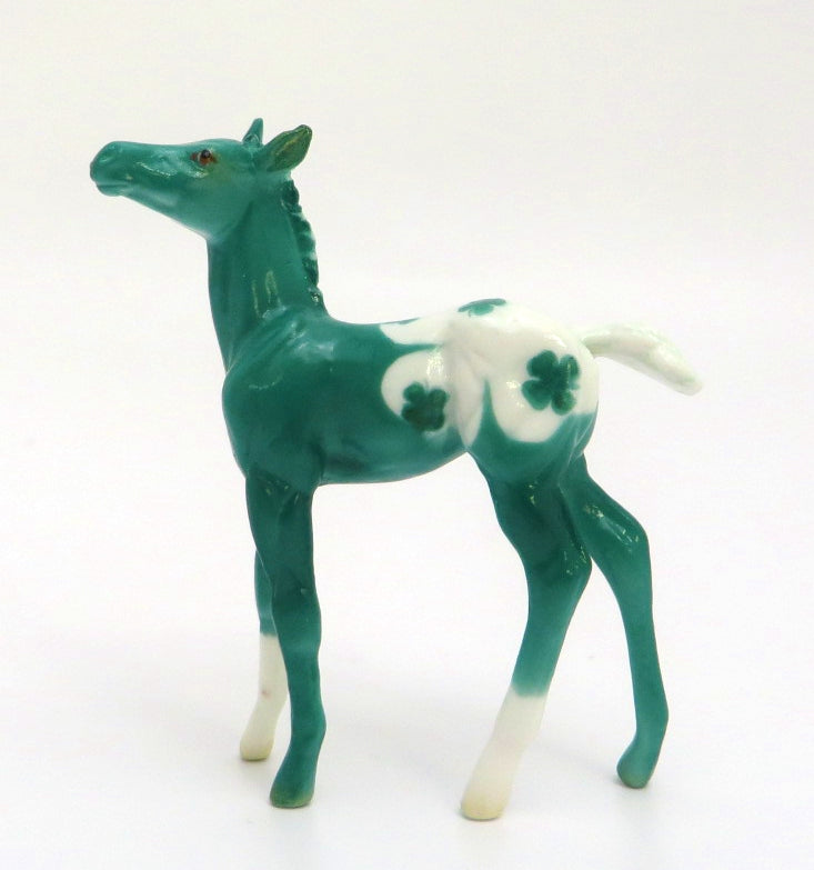 FEELING LUCKY- OOAK ST. PATRICKS DAY FOAL DECORATOR CHIP BY JAS FANNING 3/6/20