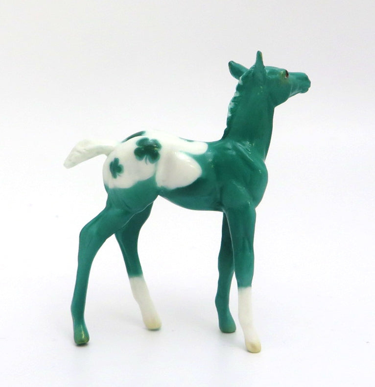 FEELING LUCKY- OOAK ST. PATRICKS DAY FOAL DECORATOR CHIP BY JAS FANNING 3/6/20