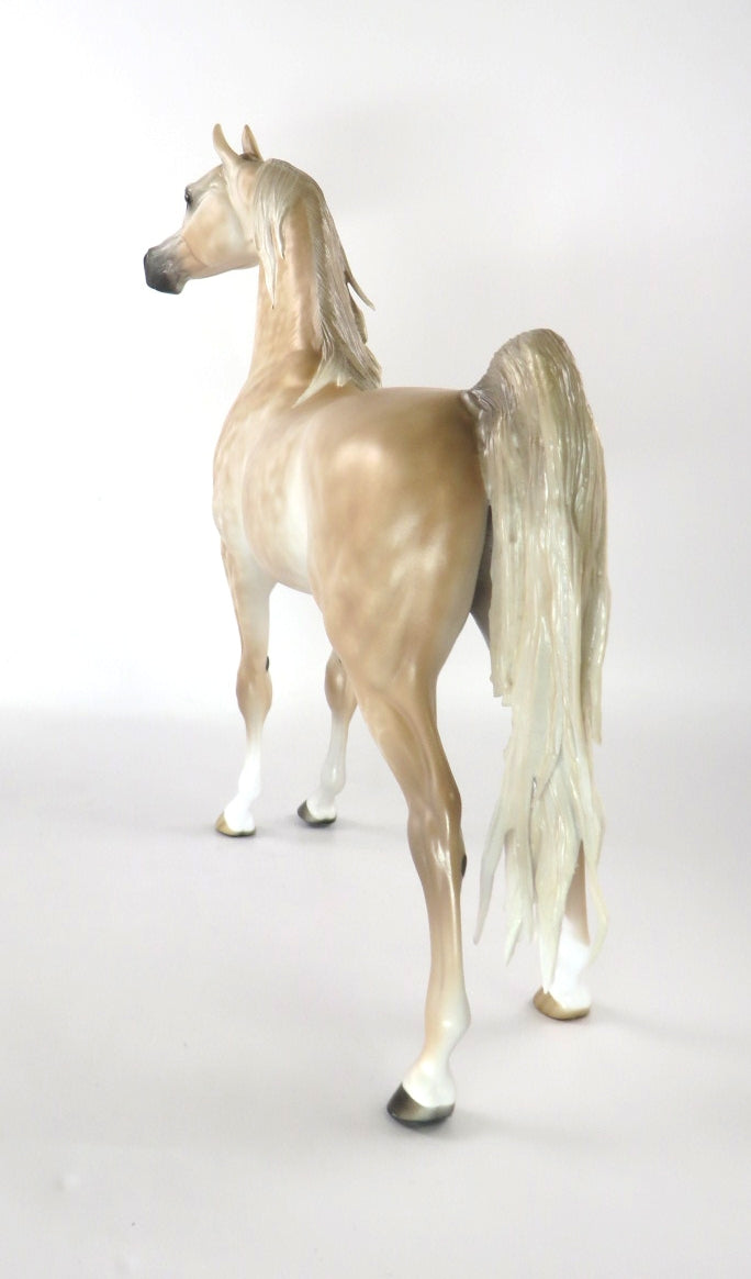 FINE TOQUE - OOAK CHESTNUT GOING GREY ARABIAN BY SHERYL LEISURE 2/25/20