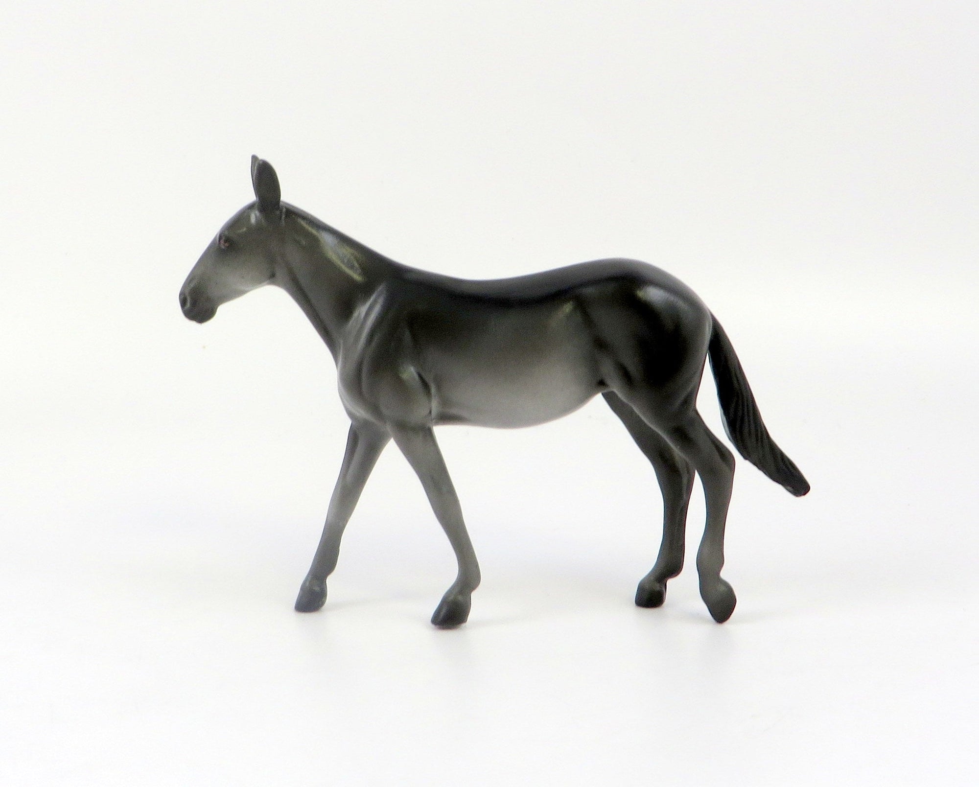 FIRMIN-OOAK LIGHT GREY MULE CHIP MODEL HORSE EQ 19