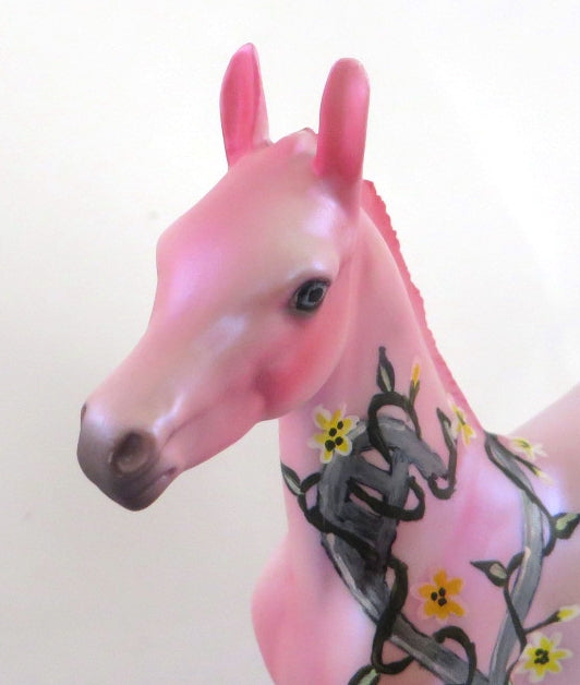 FLIRT - OOAK PINK VALENTINE ARABIAN FOAL DECORATOR BY DAWN QUICK 12/14/20