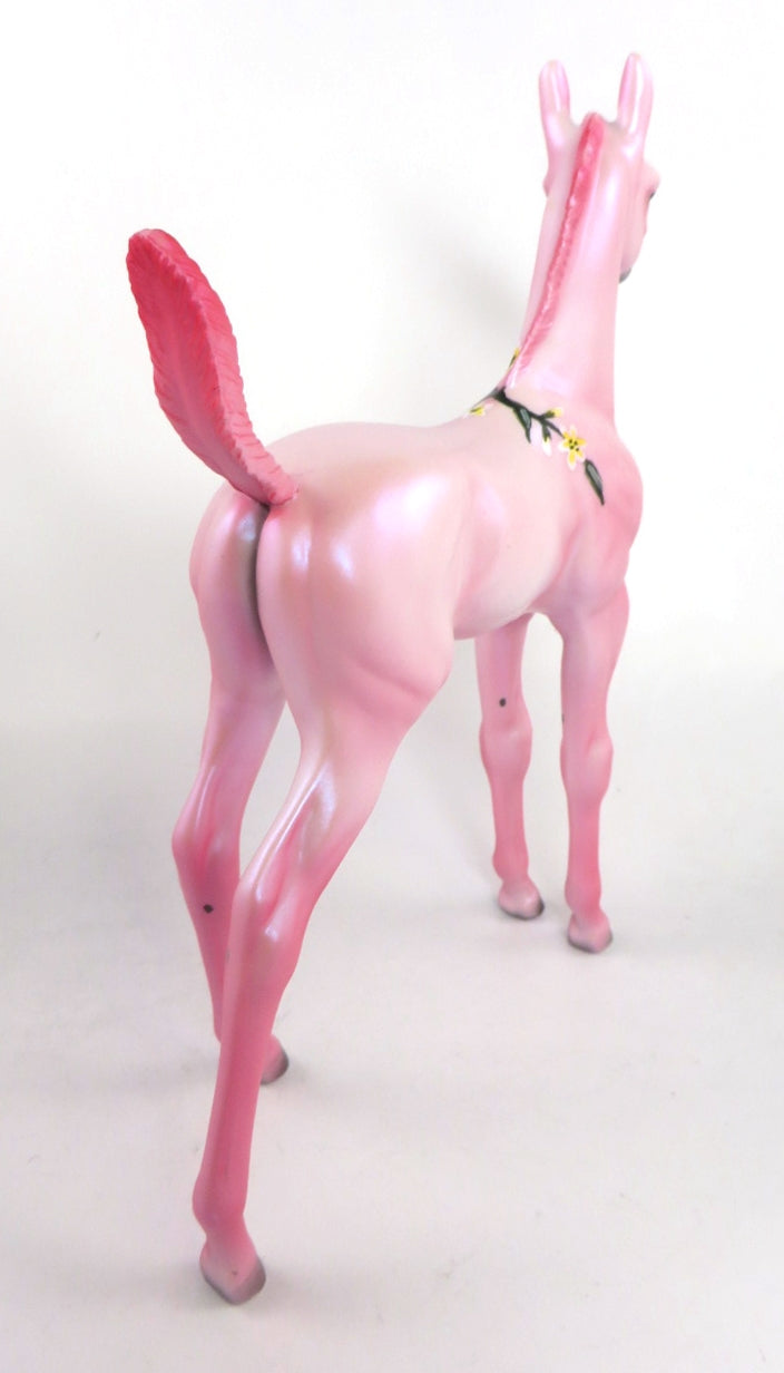 FLIRT - OOAK PINK VALENTINE ARABIAN FOAL DECORATOR BY DAWN QUICK 12/14/20