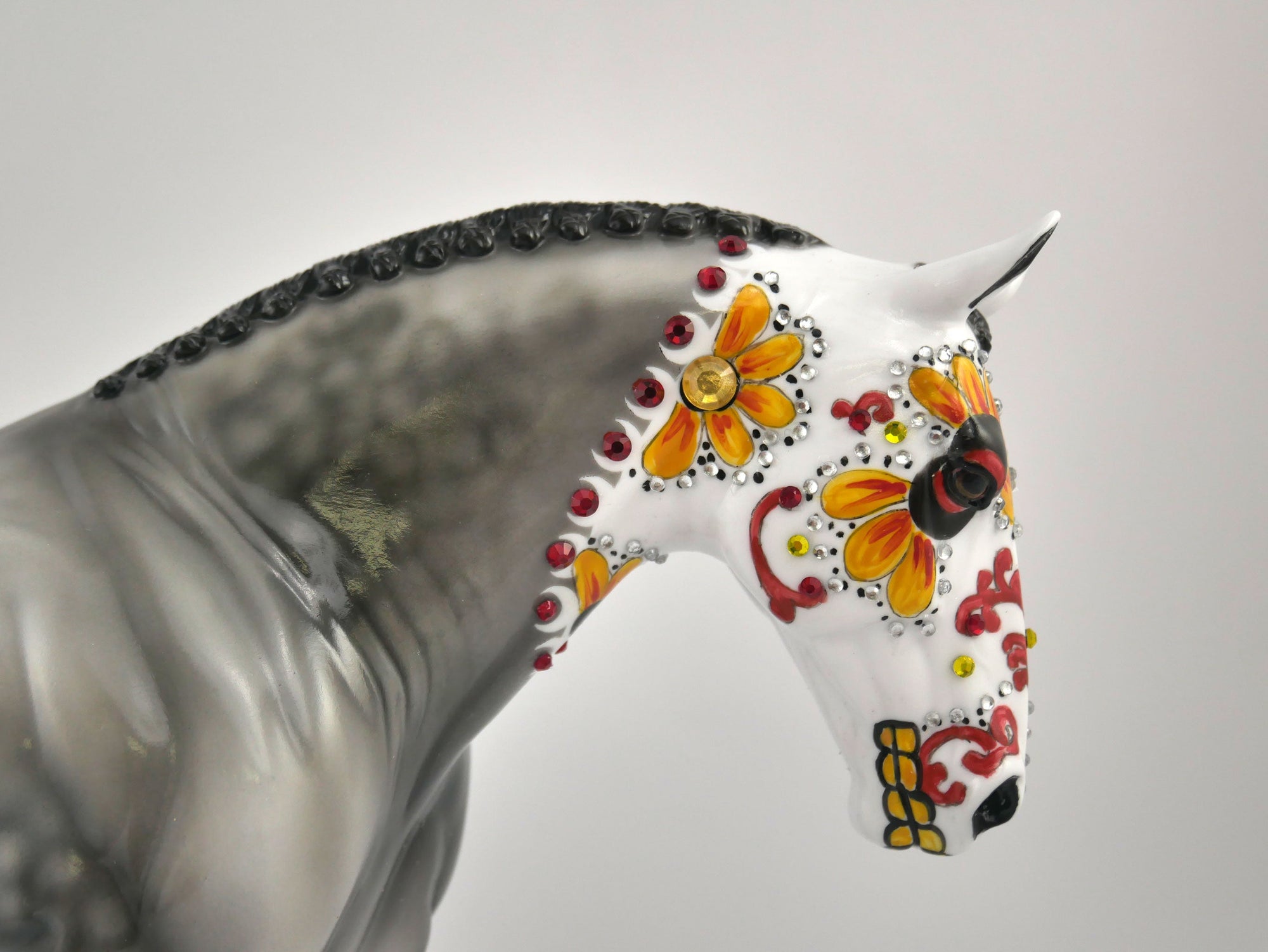 Fulco-OOAK Irish Drafter Sugar Skull By Dawn Quick MM 2020