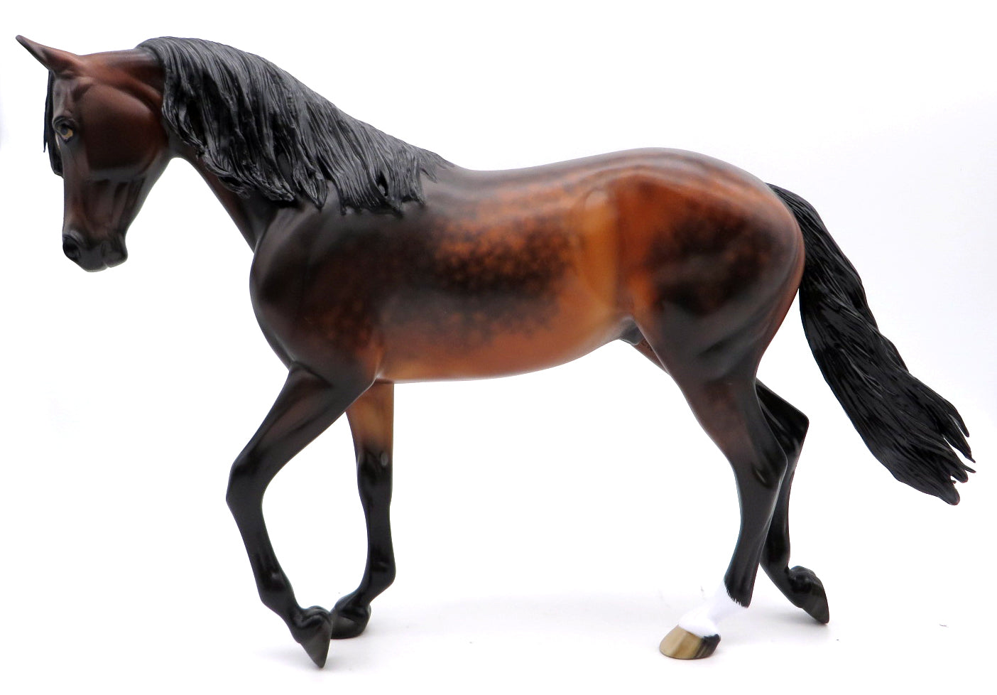 Funky Broadway-OOAK Dapple Thoroughbred Painted by Sheryl Leisure 11/8/21