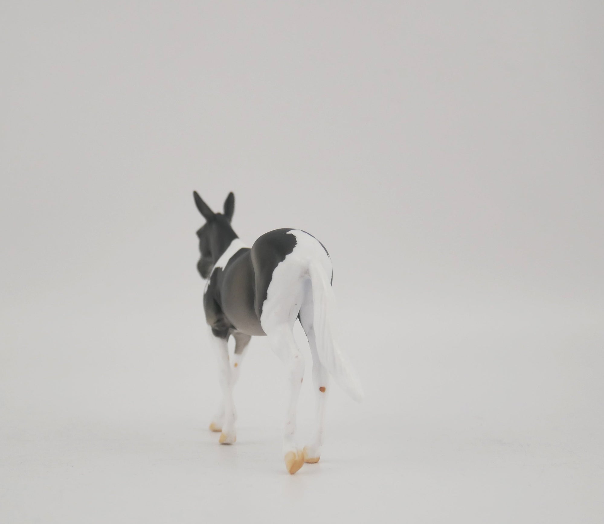 GAUNTLENT-OOAK GREY PAINT MULE BY KAYLA