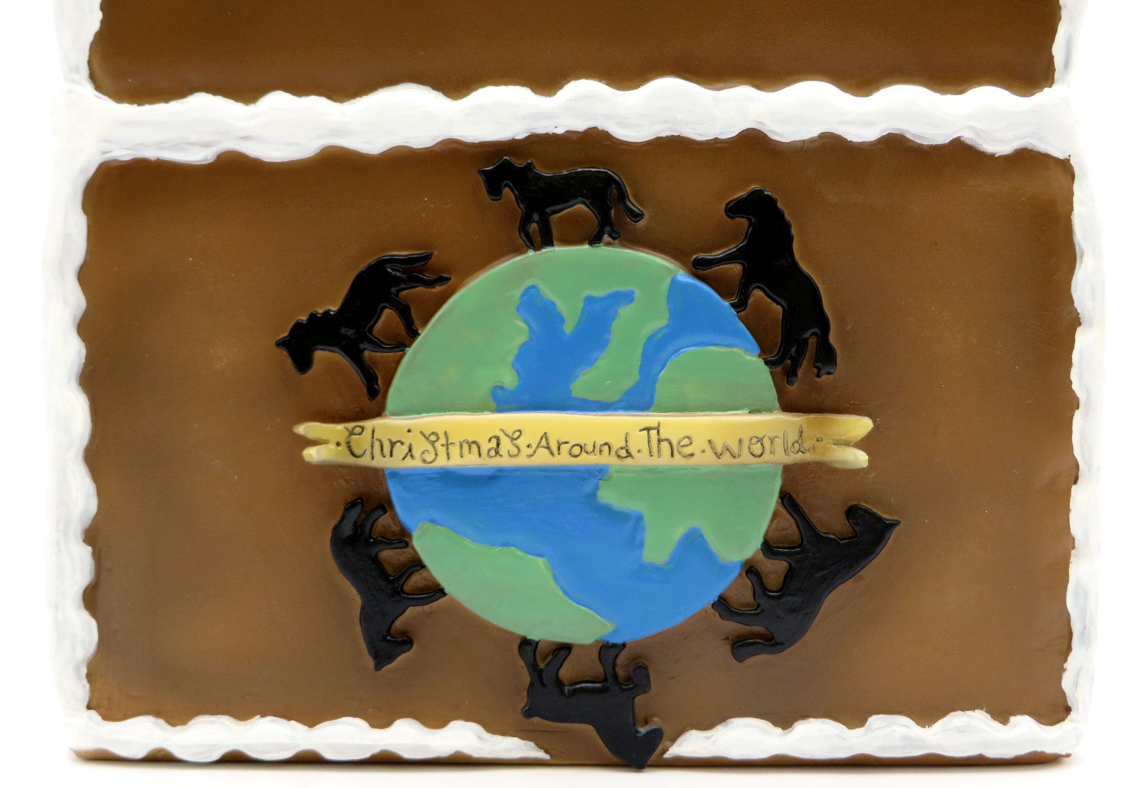 Gingerbread Barn-OOAK Custom Barn and Chips 12/25/21