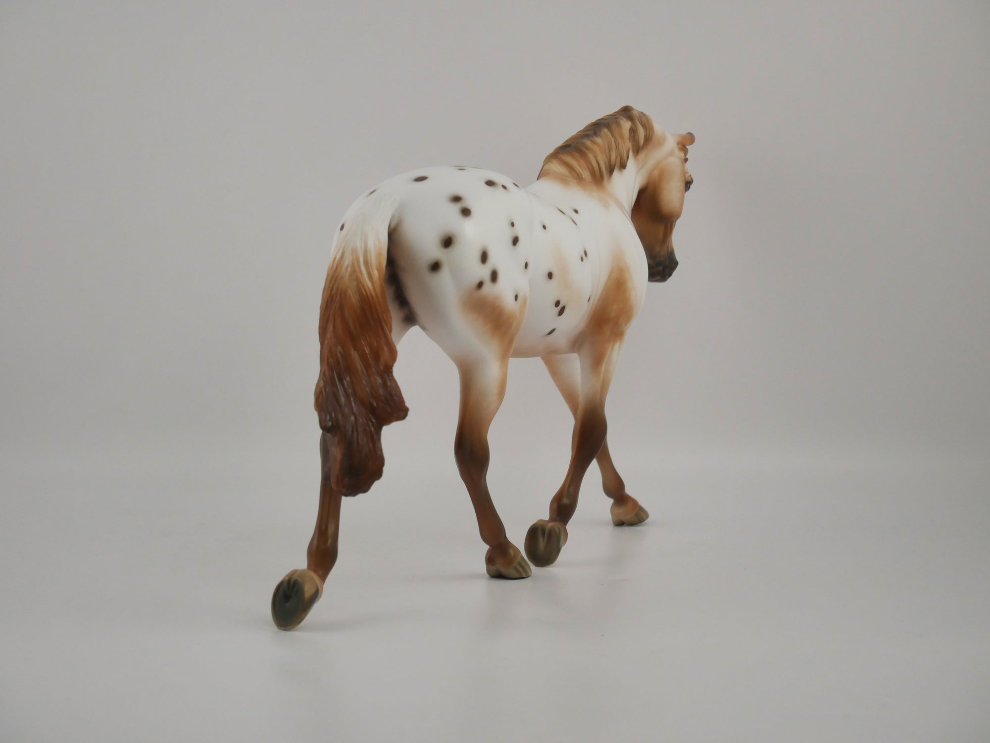 Gouache-OOAK Chestnut appaloosa by Sheryl Leisure