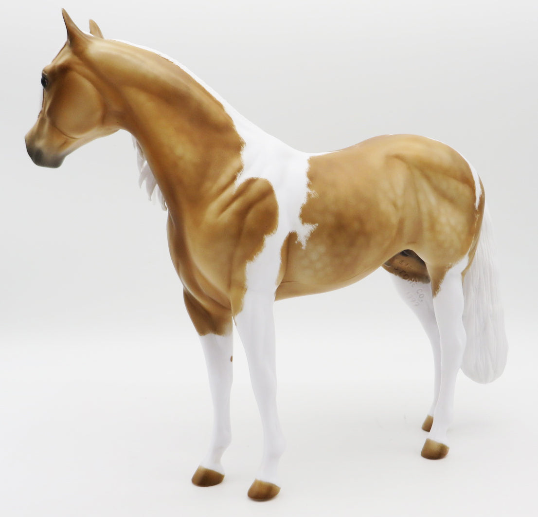 Griffin - OOAK Etched Palomino Pinto ISH by Julie - MM 2021