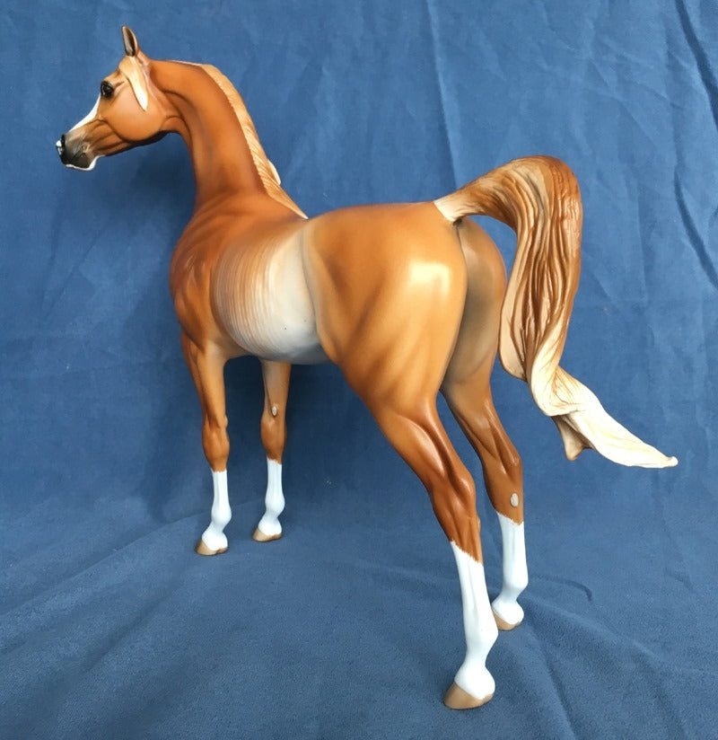 HAPPY CAMPER-OOAK CHESTNUT RABICANO ARABIAN BY SHERYL LEISURE 4/16/20