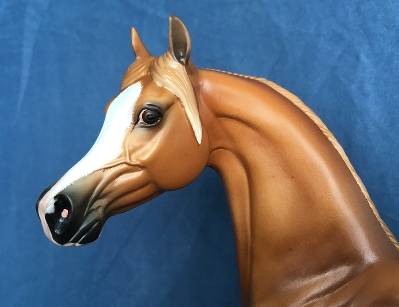 HAPPY CAMPER-OOAK CHESTNUT RABICANO ARABIAN BY SHERYL LEISURE 4/16/20