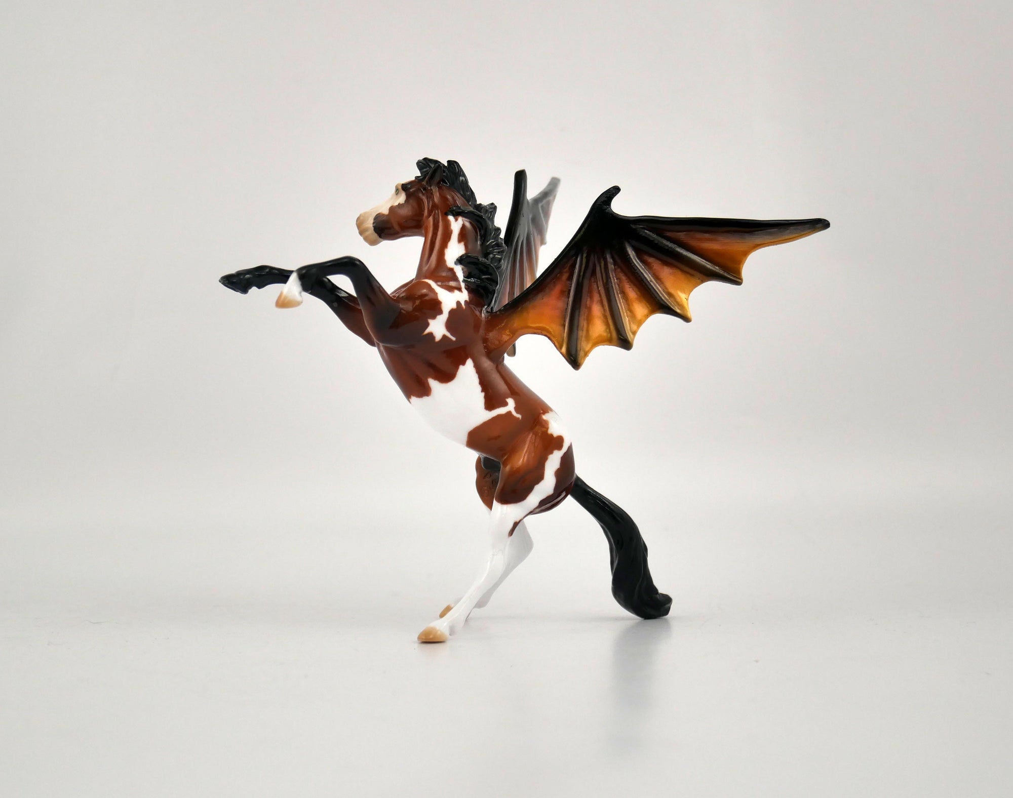 Hawk -OOAK Rearing Bat Chip By Audrey Dixon MM 2020