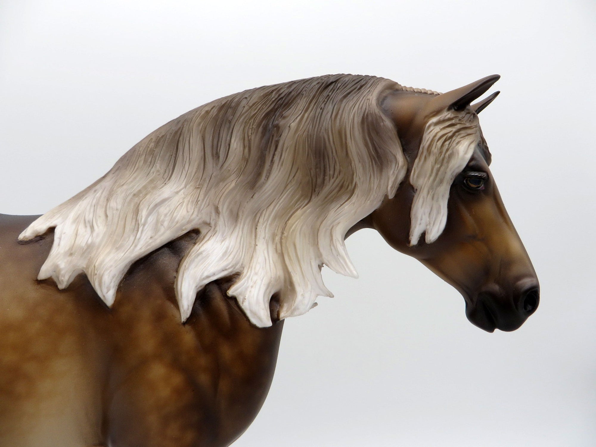 Heiress-OOAK Dapple Sooty Palomino Heavy Draft Mare Painted by Sheryl Leisure 8/1/21