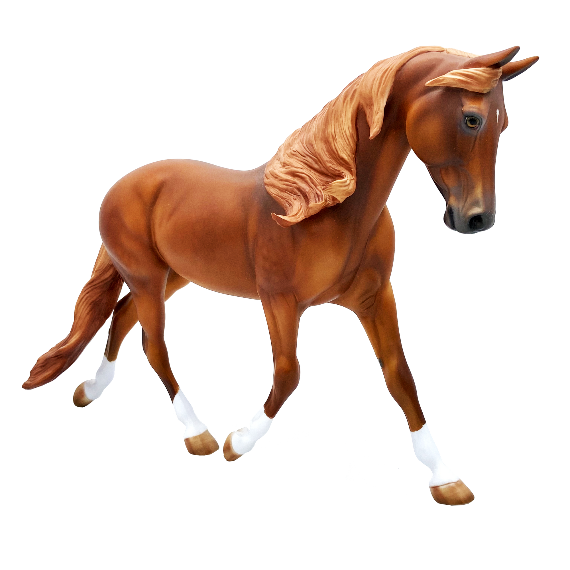 Heroine-LE-Chestnut Palouse painted by Julie Keim Art of the Equilocity 2021