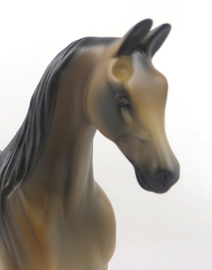 HOMECOMING- OOAK SOOTY BUCKSKIN SADDLEBRED PEBBLES BY MELISSA FOX SB20