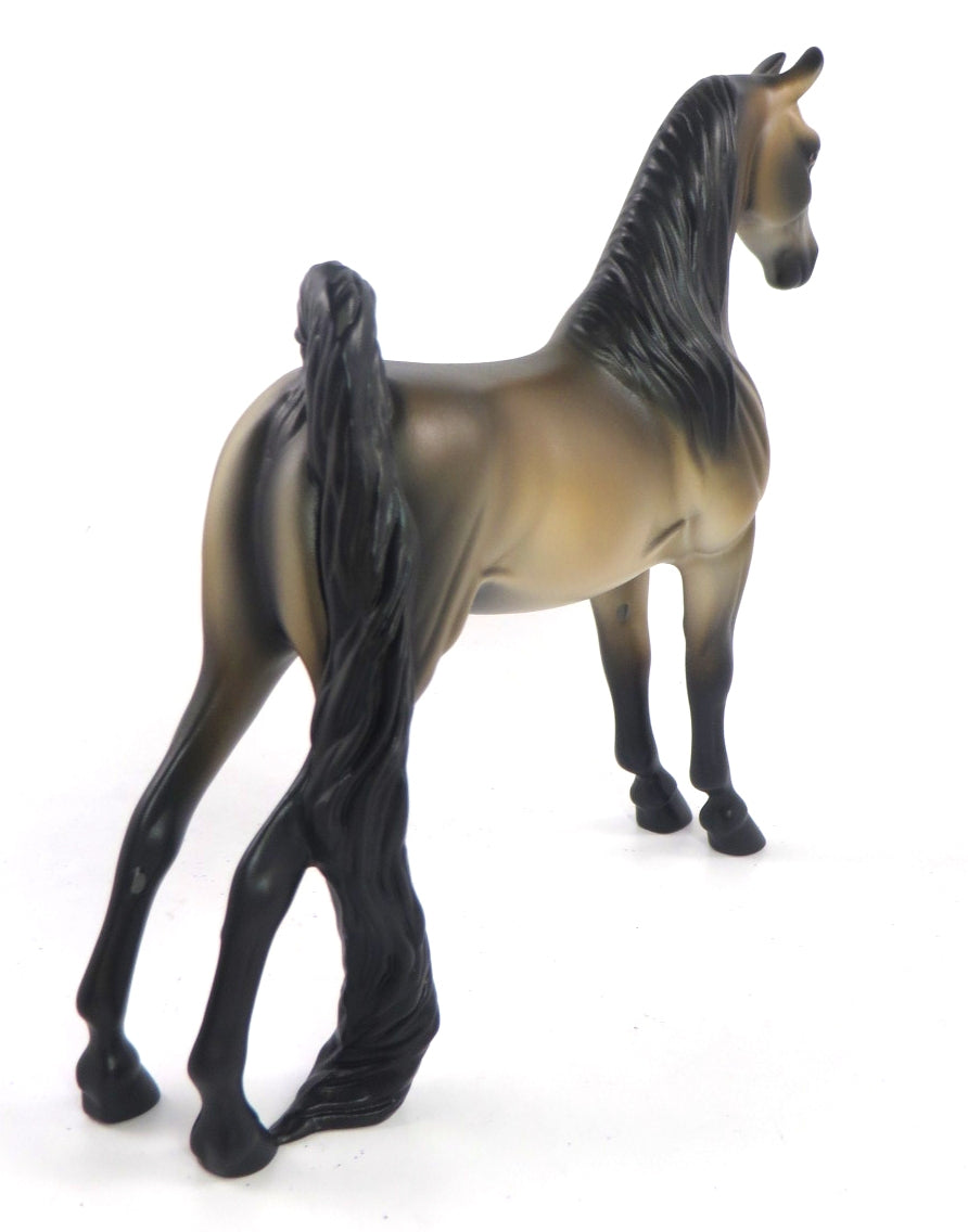 HOMECOMING- OOAK SOOTY BUCKSKIN SADDLEBRED PEBBLES BY MELISSA FOX SB20