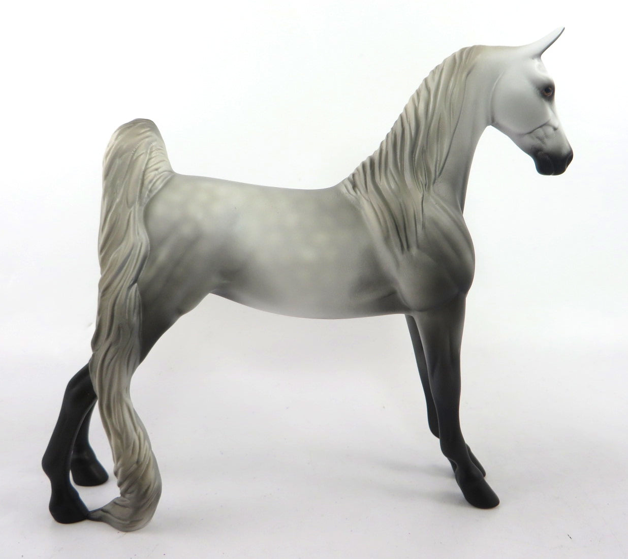 HUDDLE UP- OOAK DAPPLE GREY SADDLEBRED PEBBLES BY MELISSA FOX SB20