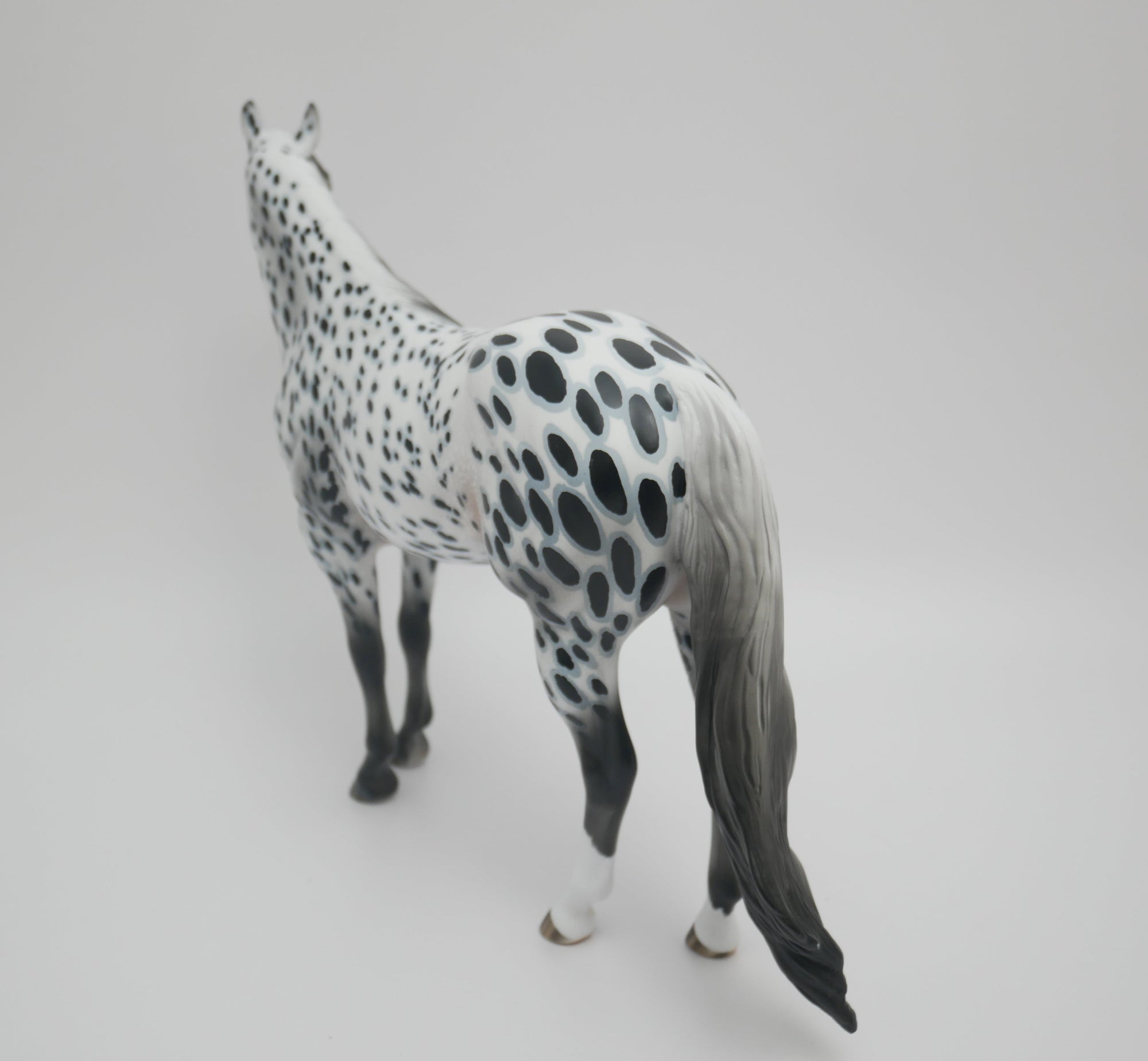 I SEE SPOTS-OOAK LOUD APPALOOSA ISH MODEL HORSE BY AUDREY DIXON 3/13/20