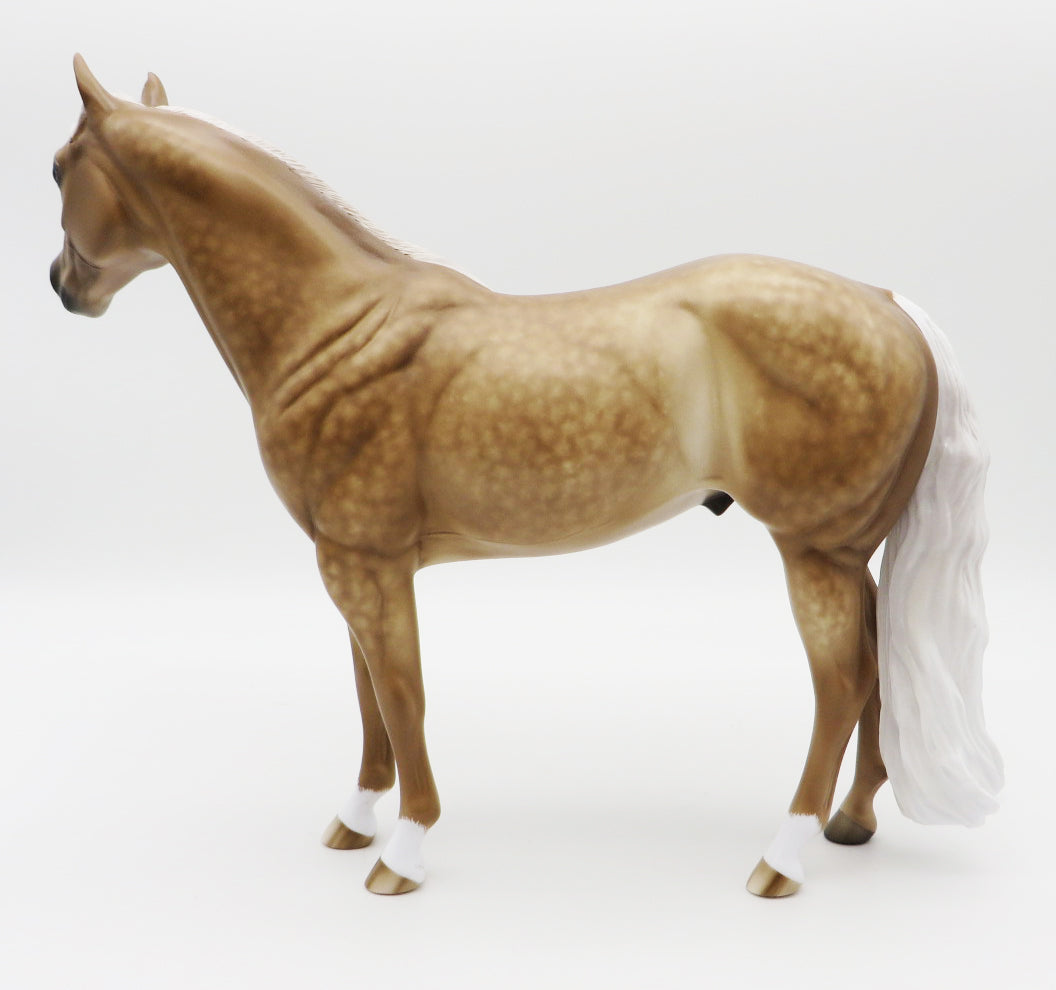 I'll Take you There-OOAK Dapple Palomino ISH Painted by Sheryl Leisure 10/25/21