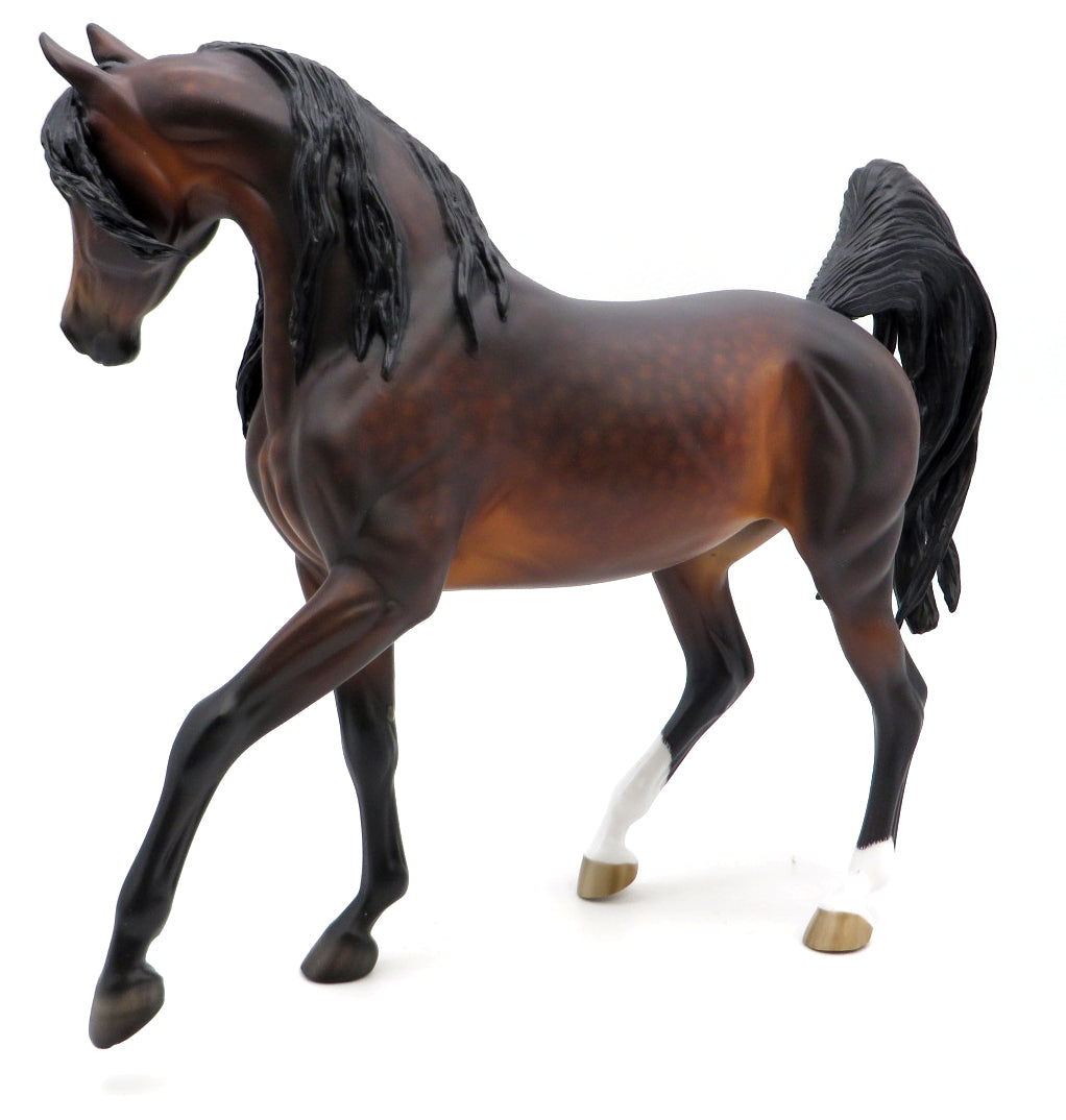 IMA VIP GIRL-OOAK DAPPLE BAY ARABIAN MARE BY SHERYL LEISURE 1/17/21