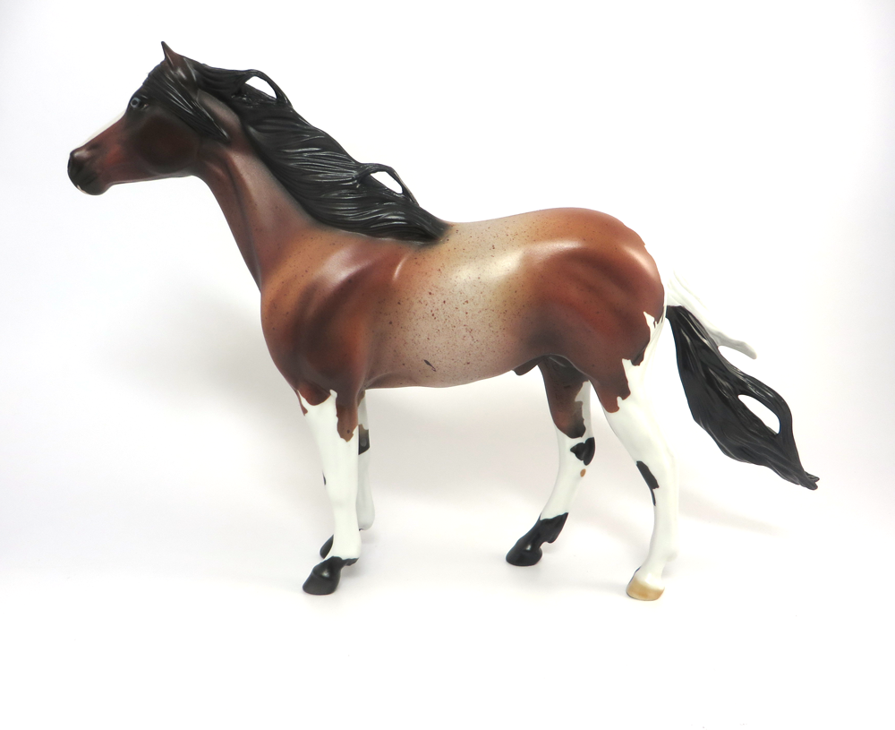 ZEKE- LE-6 RED ROAN MUSTANG CUSTOM BY AMANDA HOSTETLER 3-8-19