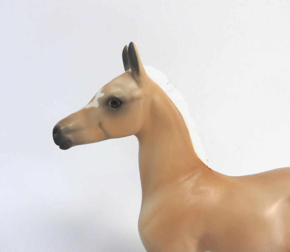 HOOFING IT - OOAK PALOMINO ARABIAN FOAL BY AUDREY DIXON 3-27-19