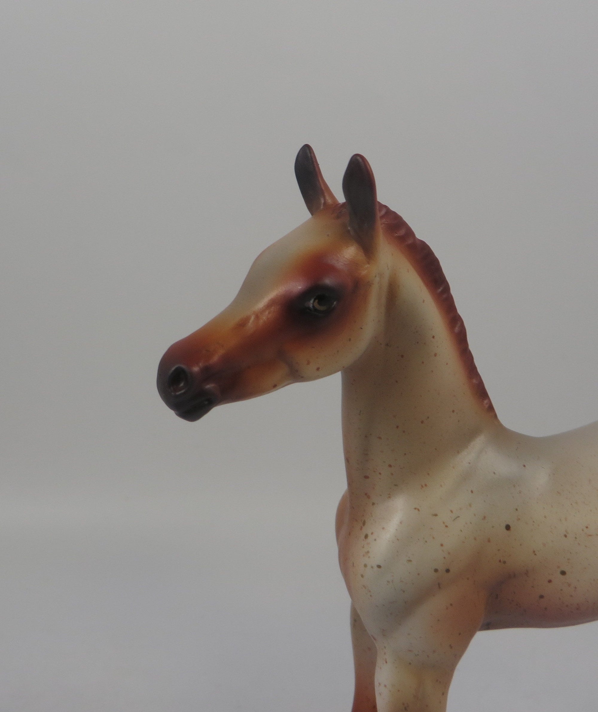 SCARLET LETTER-LE-3 RED ROAN FOAL MODEL HORSE 8/16/19