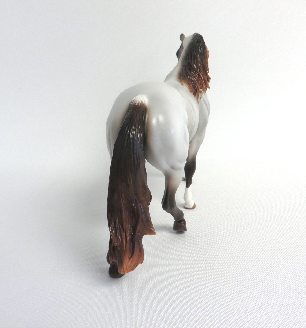 SONG SUNG BLUE-BLUE ROAN RABICAON PONY MODEL HORSE BY SHERYL LEISURE EA19