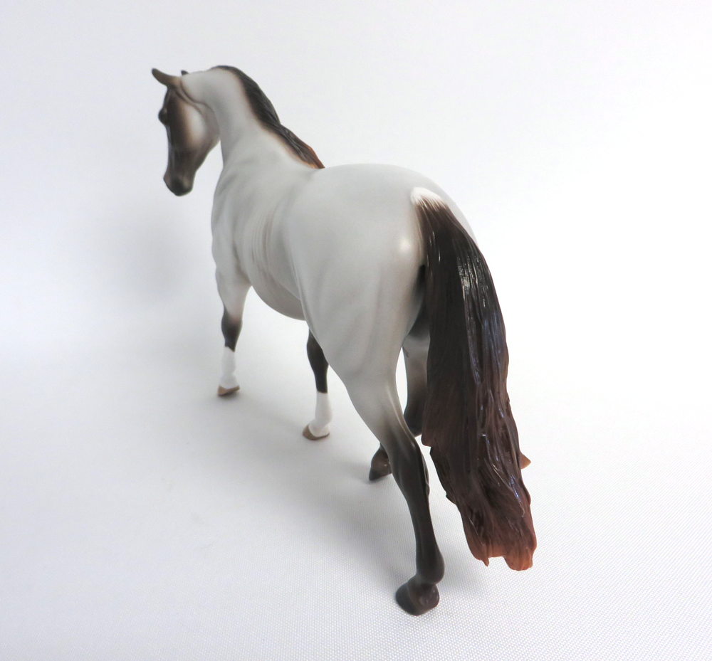 SONG SUNG BLUE-BLUE ROAN RABICAON PONY MODEL HORSE BY SHERYL LEISURE EA19