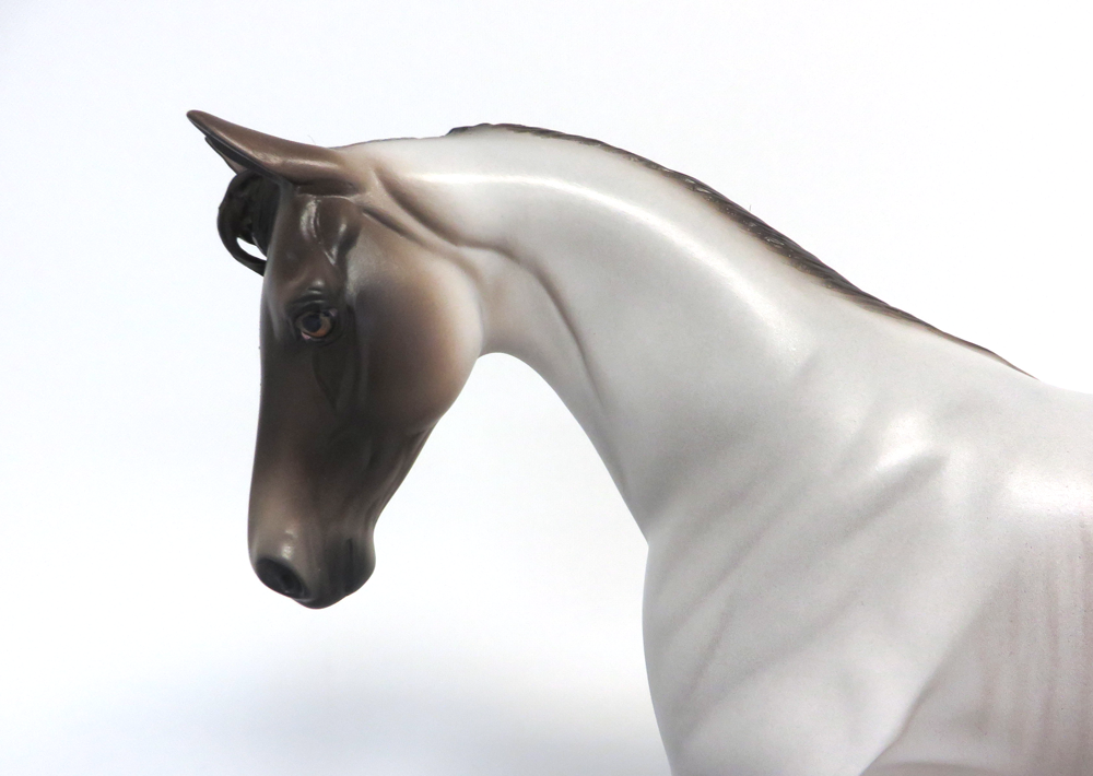 SONG SUNG BLUE-BLUE ROAN RABICAON PONY MODEL HORSE BY SHERYL LEISURE EA19