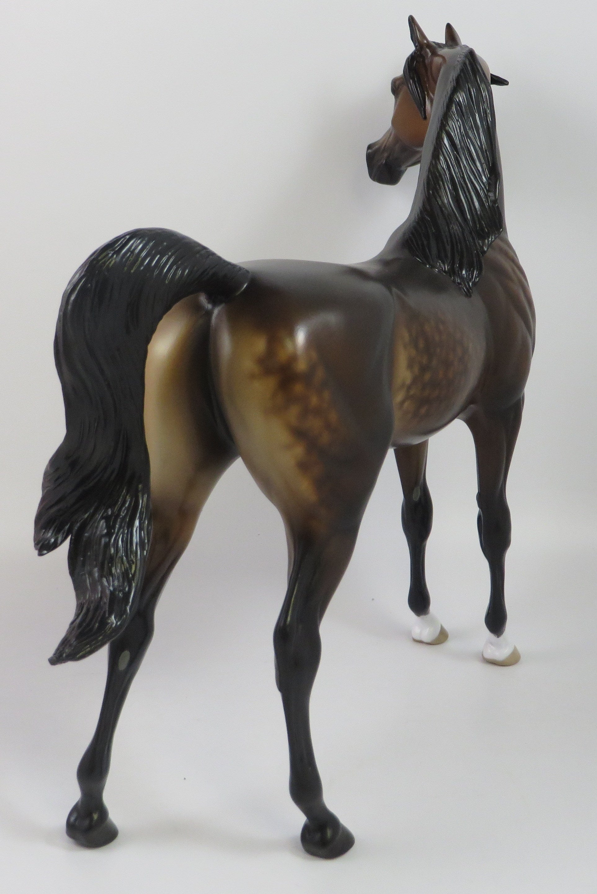GOODY-OOAK STAR DAPPLE BAY ARABIAN MODEL HORSE BY SHERYL LEISURE 9/6/19