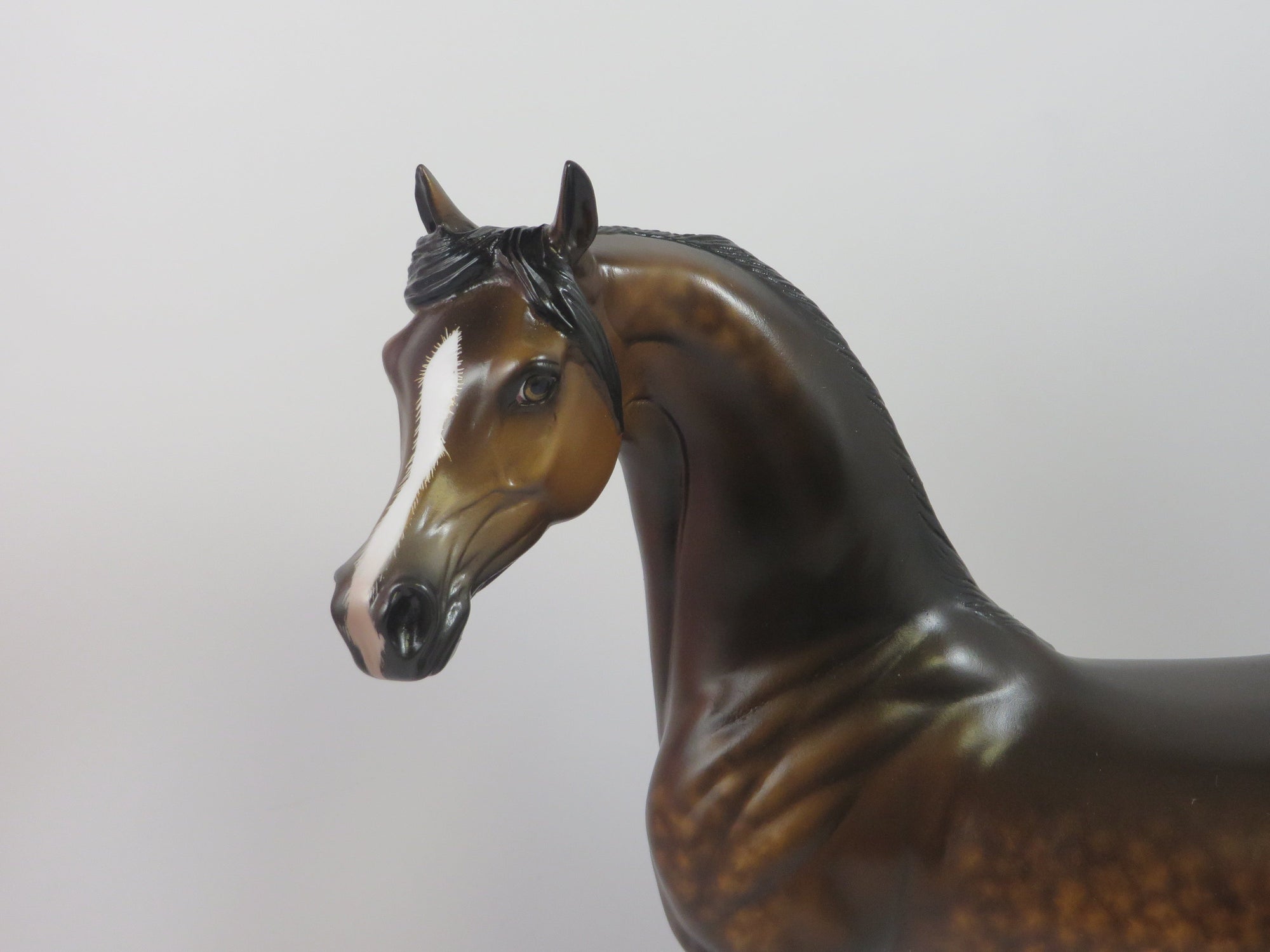 GOODY-OOAK STAR DAPPLE BAY ARABIAN MODEL HORSE BY SHERYL LEISURE 9/6/19