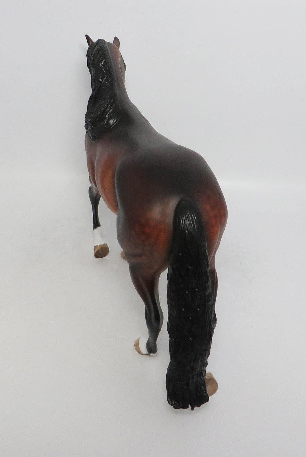 HANKY PANKY-OOAK DAPPLE BAY THOROUGHBRED MODEL HORSE 8/24/18