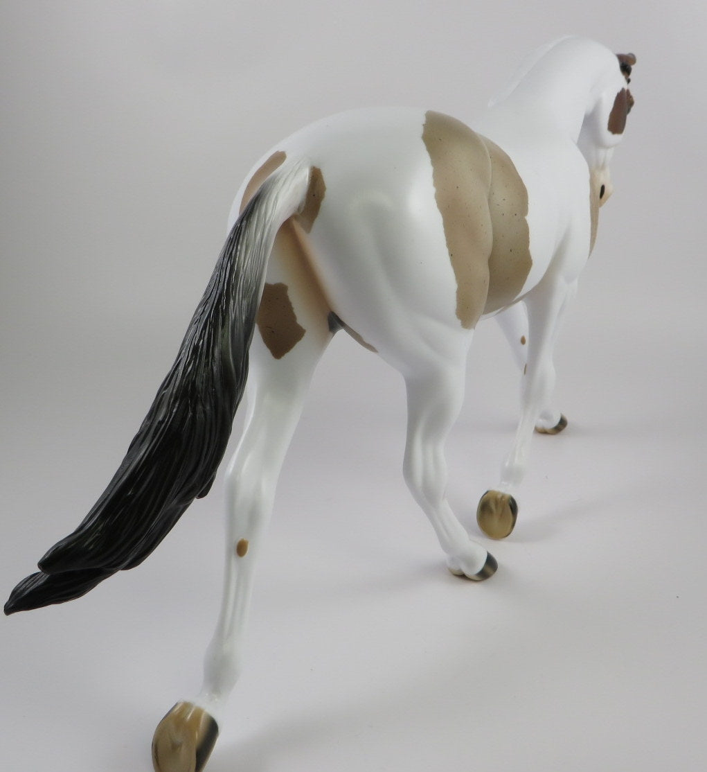 ALTAI -OOAK BAY ROAN PINTALOOSA CM PALOUSE MODEL HORSE BY AUDREY DIXON 9/18/19