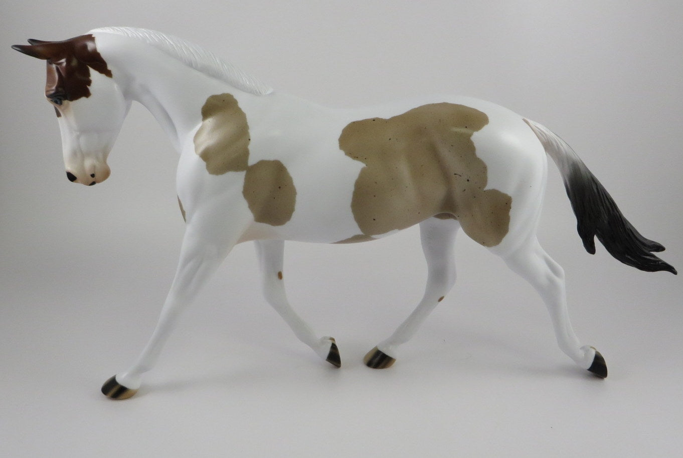 ALTAI -OOAK BAY ROAN PINTALOOSA CM PALOUSE MODEL HORSE BY AUDREY DIXON 9/18/19