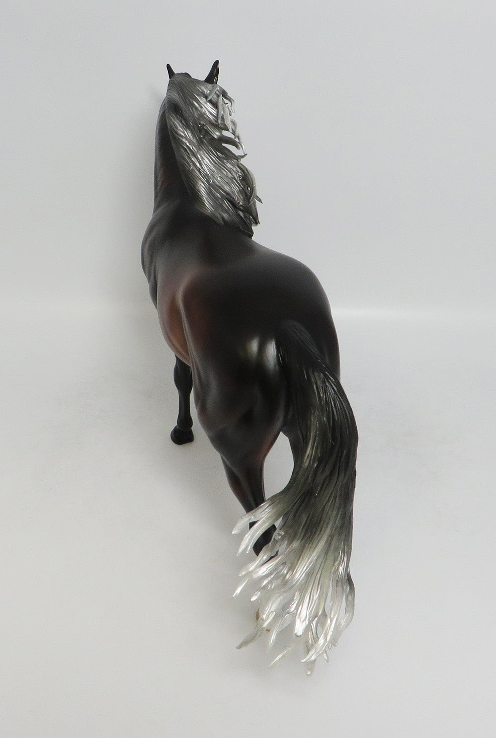 BEUNO-OOAK DAPPLE SILVER BAY ANDALUSIAN MODEL HORSE 8/31/18