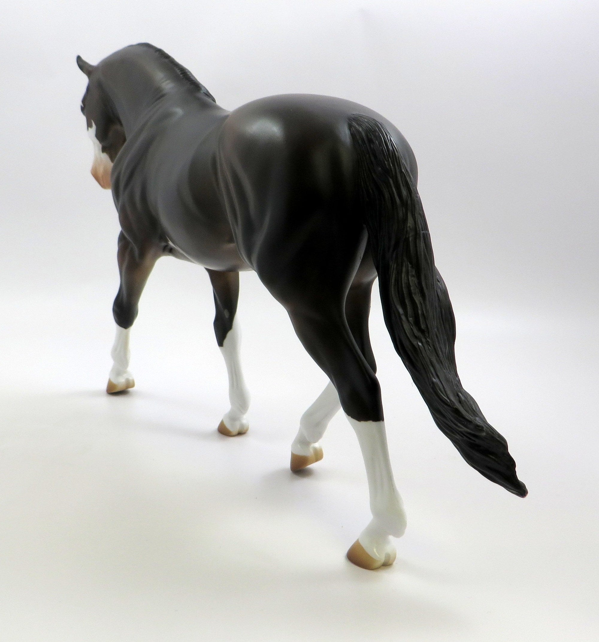 TRINITY-OOAK DAPPLE BAY PINTO IRISH DRAFT MODEL HORSE 5/16/19