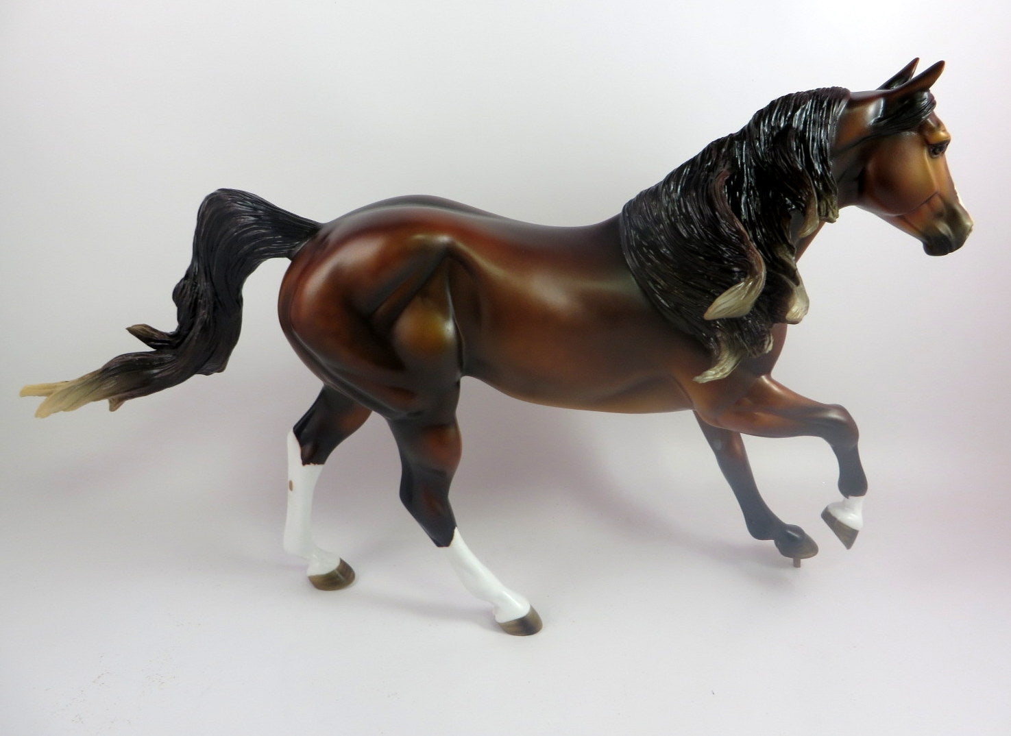 BIG TOP BAZAAR - OOAK DAPPLE BAY FOUNDATION QUARTER HORSE BY MISSY FOX LHS 2019
