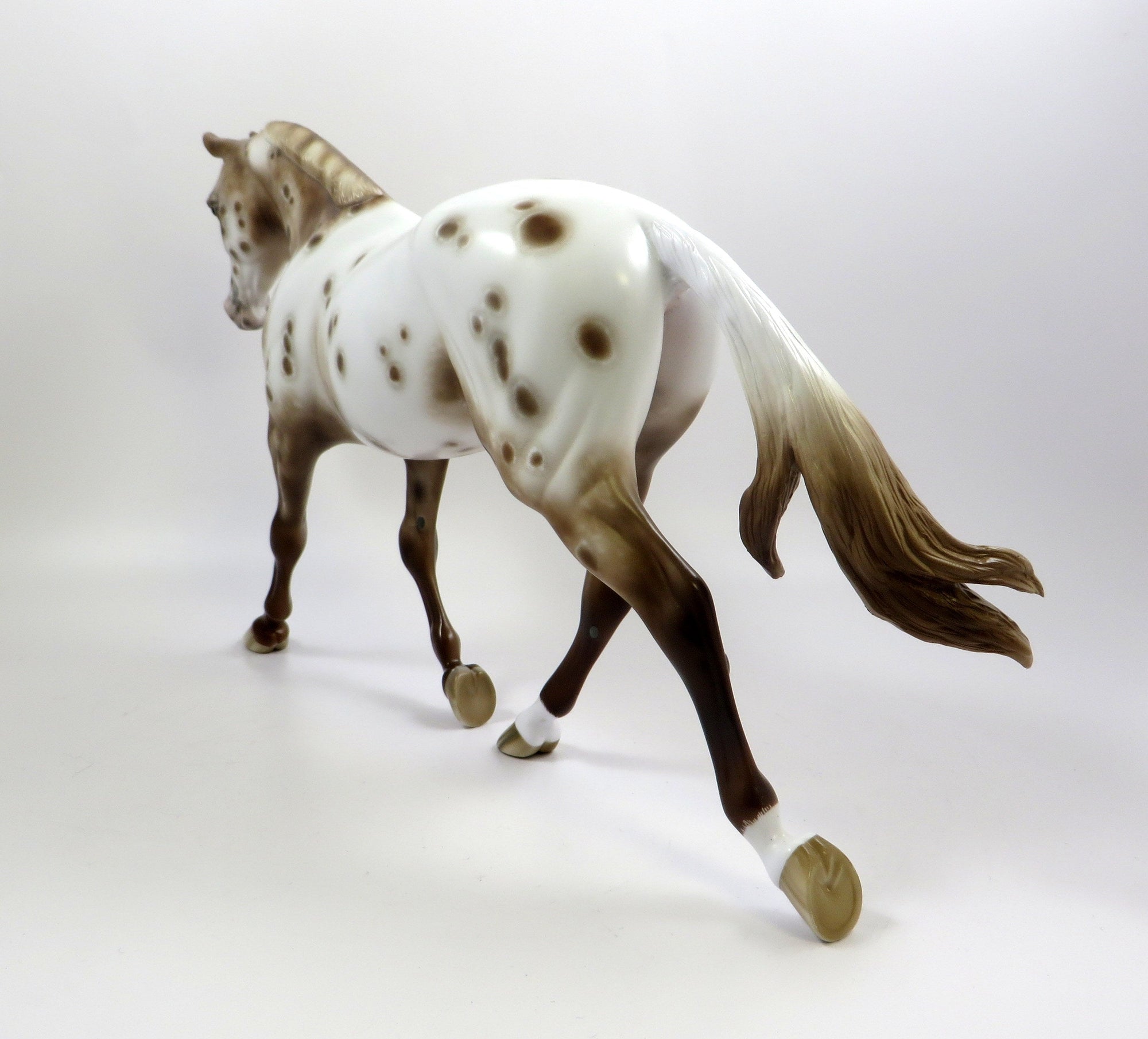 TEACHERS PET - OOAK - APPALOOSA PALOUSE MODEL HORSE BY SHERYL LEISURE 5/29/19