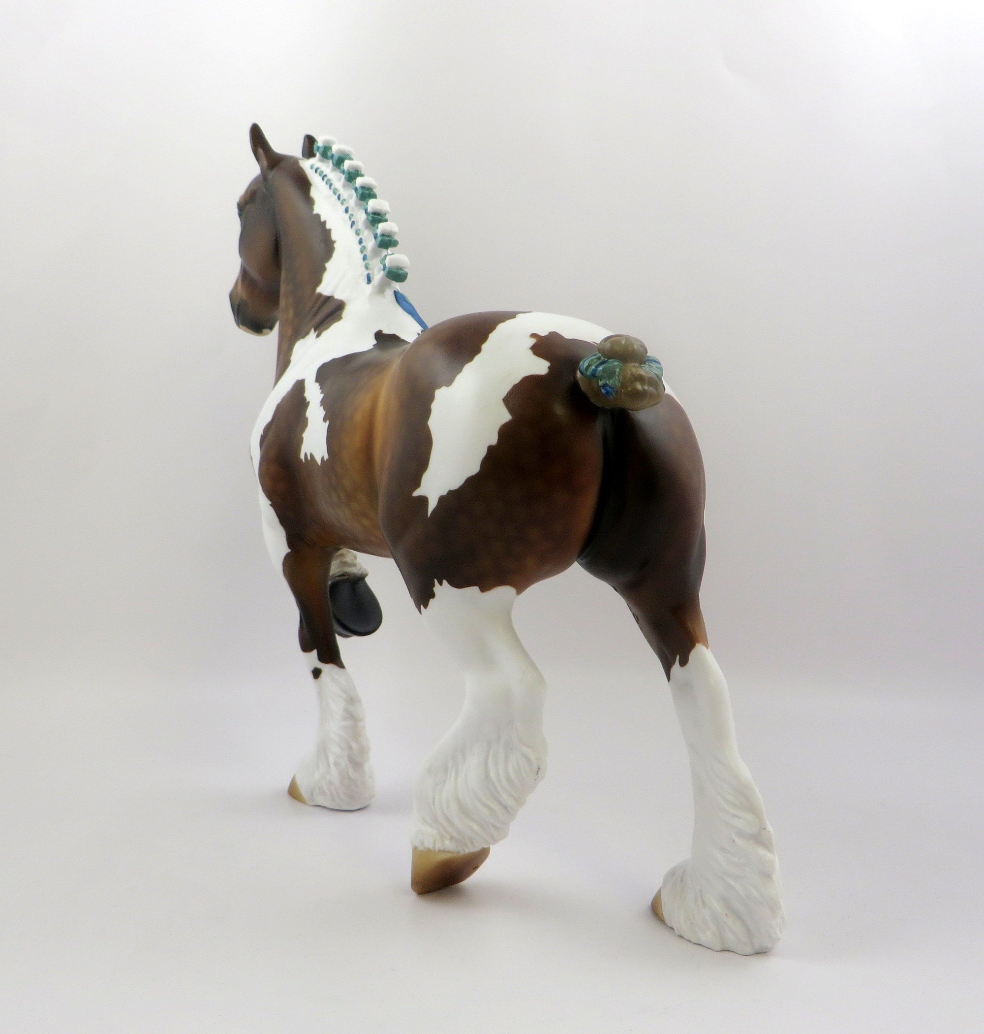 NEVER TO CLEVER-OOAK BAY TOBIANO TROTTING DRAFTER BY AUDREY 6/21/19