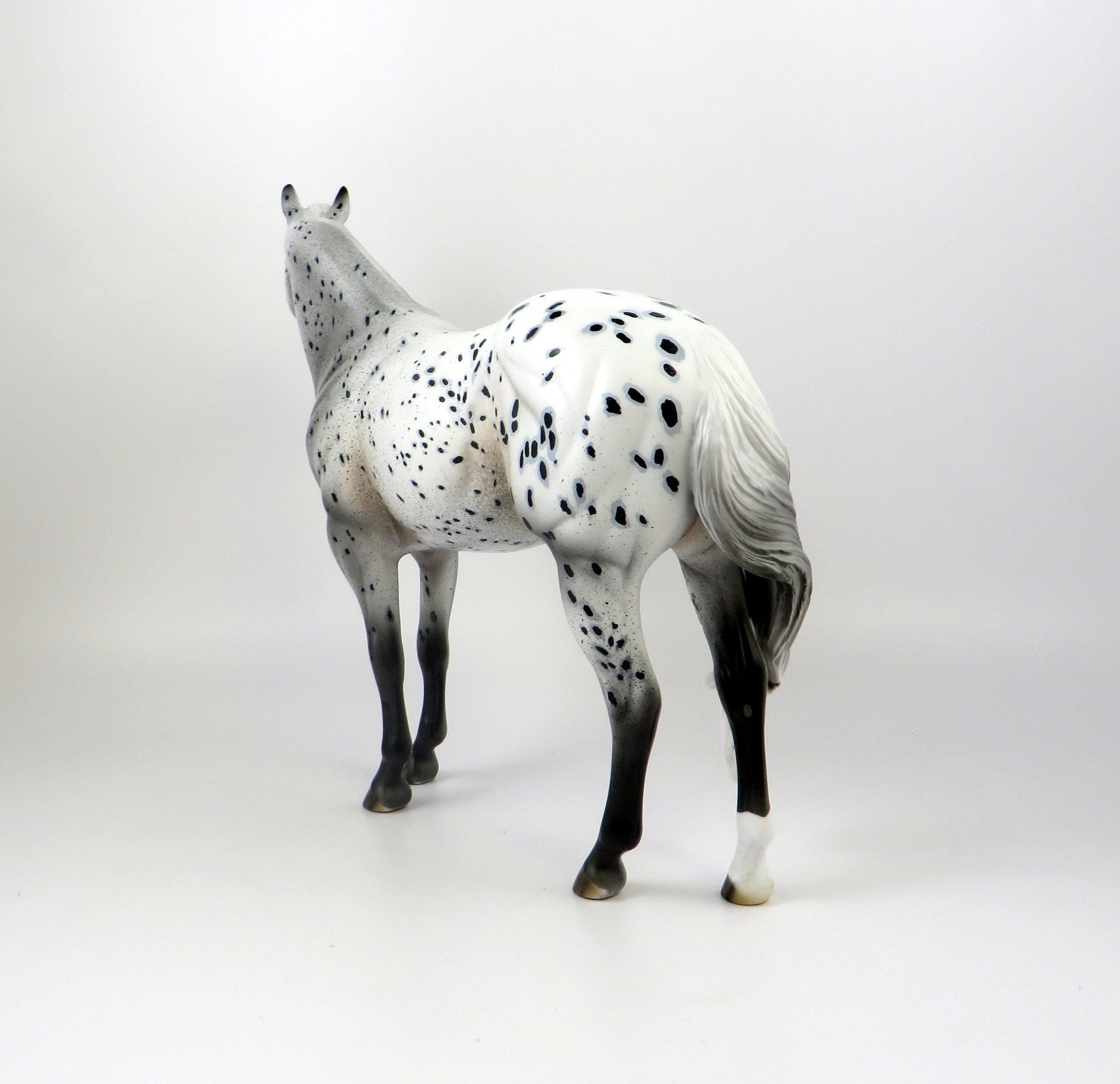 LEAVE IT TO ME-OOAK LOUD APPALOOSA ISH MODEL HORSE 7/18/19