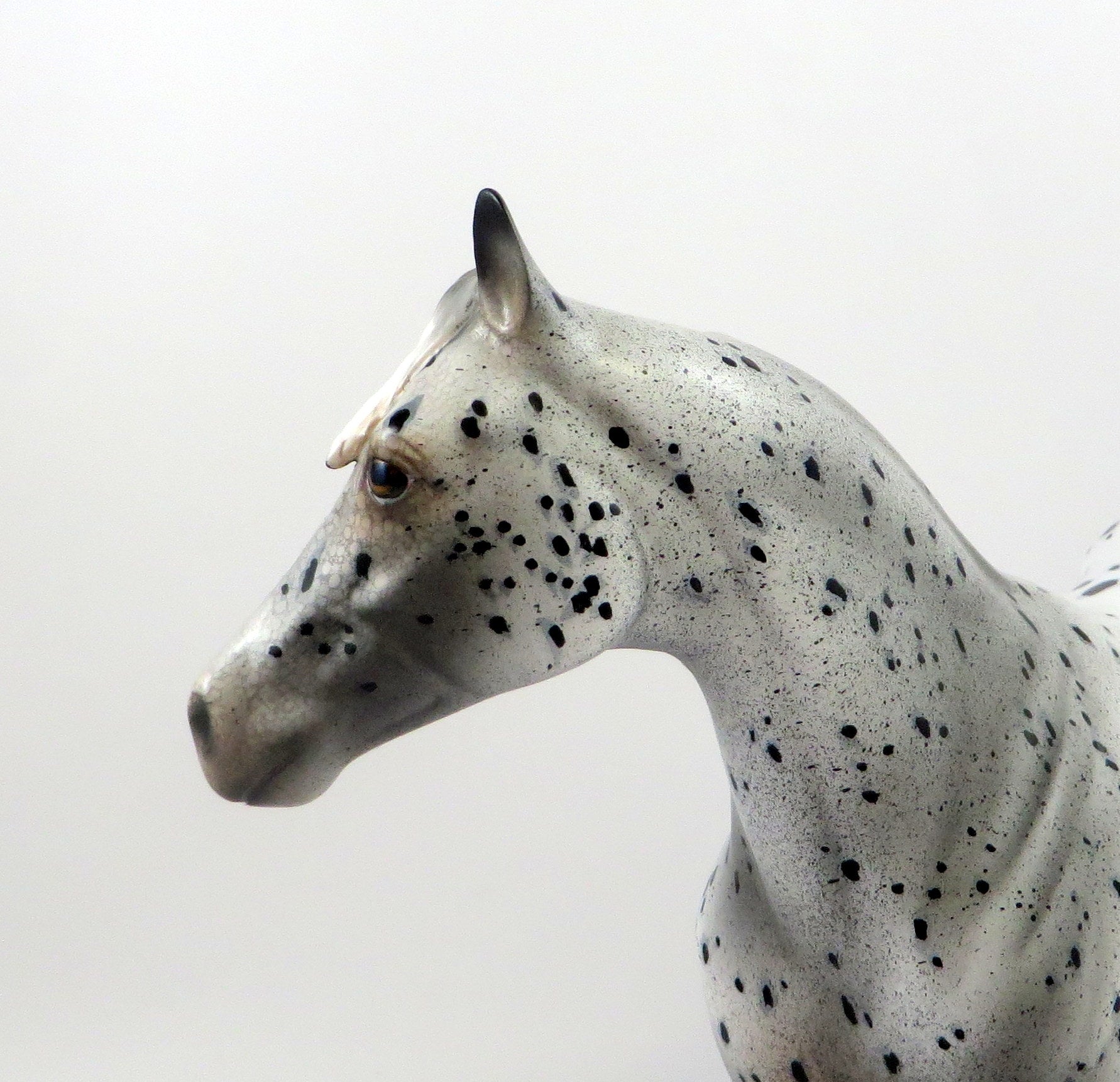 LEAVE IT TO ME-OOAK LOUD APPALOOSA ISH MODEL HORSE 7/18/19